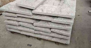 雅安芝麻白蘑菇石，自然面