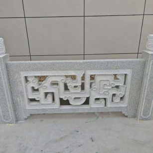 雅安芝麻白河道栏杆 桥栏杆