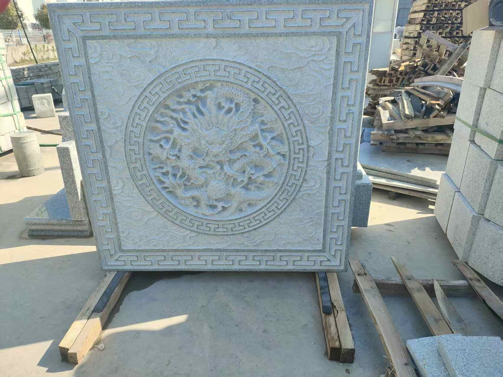 雅安芝麻白芝麻灰别墅雕刻板