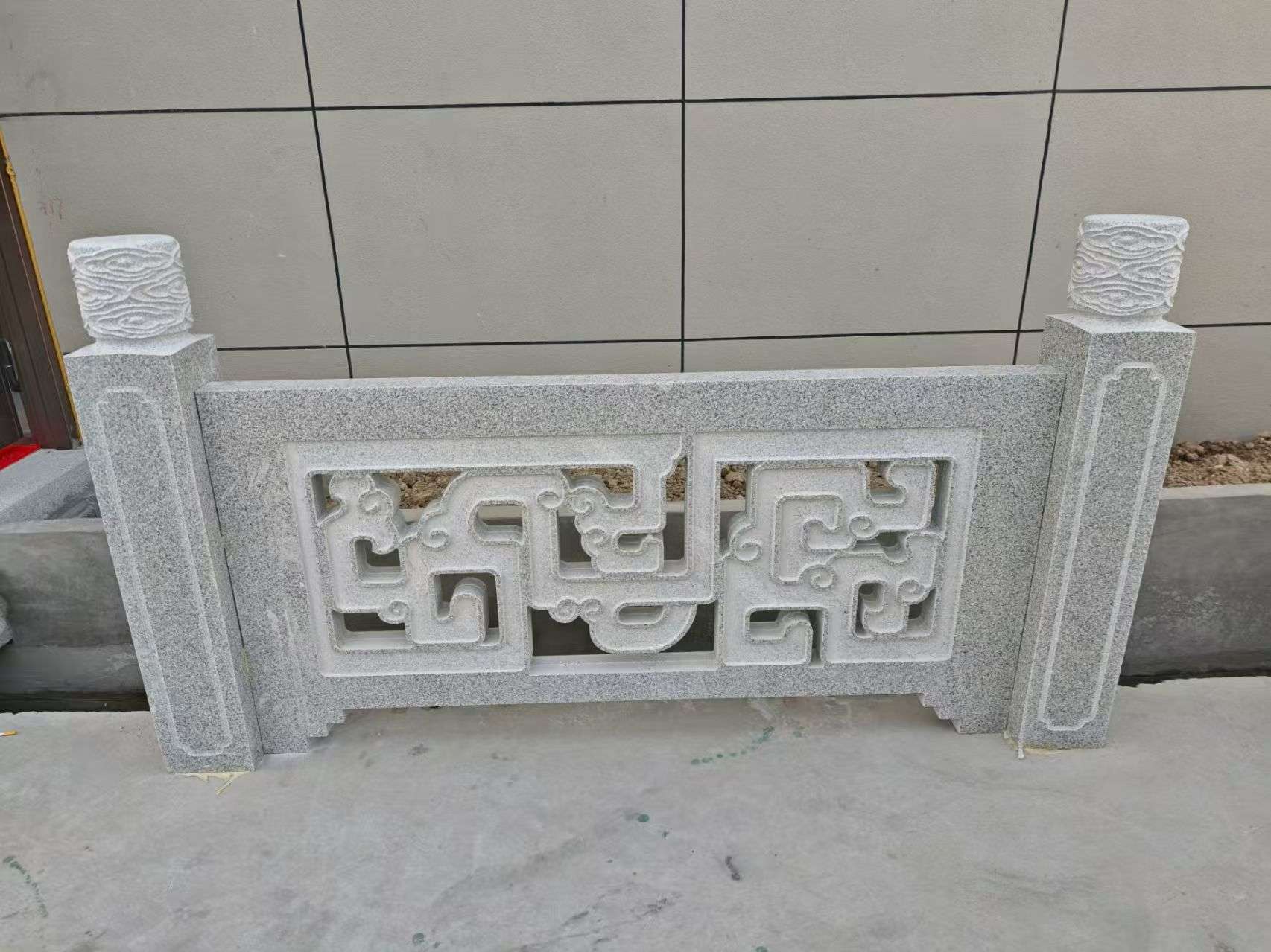 雅安芝麻白河道栏杆 桥栏杆
